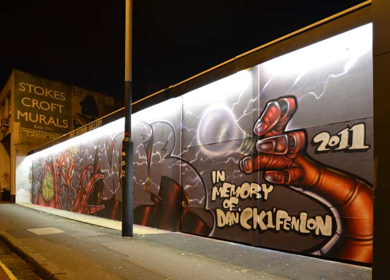 CK One: Mural Now showing at PRSC Outdoor Gallery by Sepr Marks his untimely death.