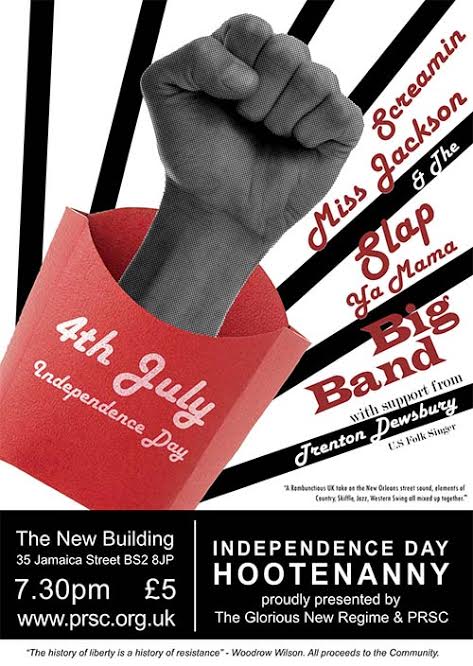 4th July – Hootenanny @ PRSC!