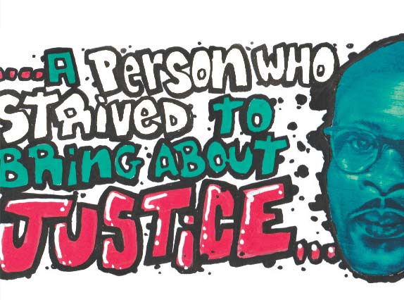Owen Henry Journey to Justice Bristol 2017 art by DNT Matchbox Gallery