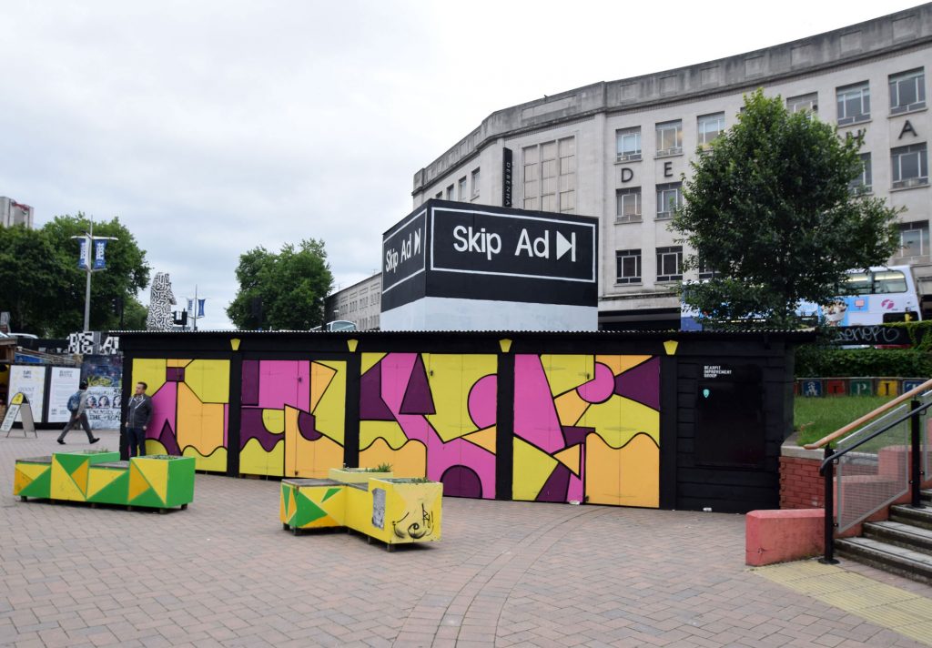 'Skip Ad' on the Bearpit Cube.