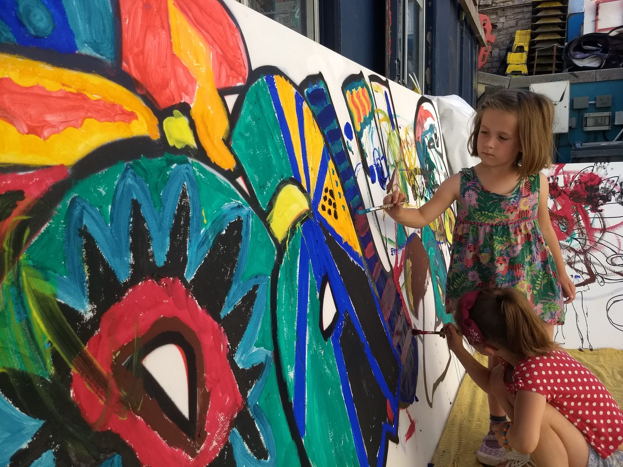 paint jam bristol stokes croft creative art children kids adults workshop free