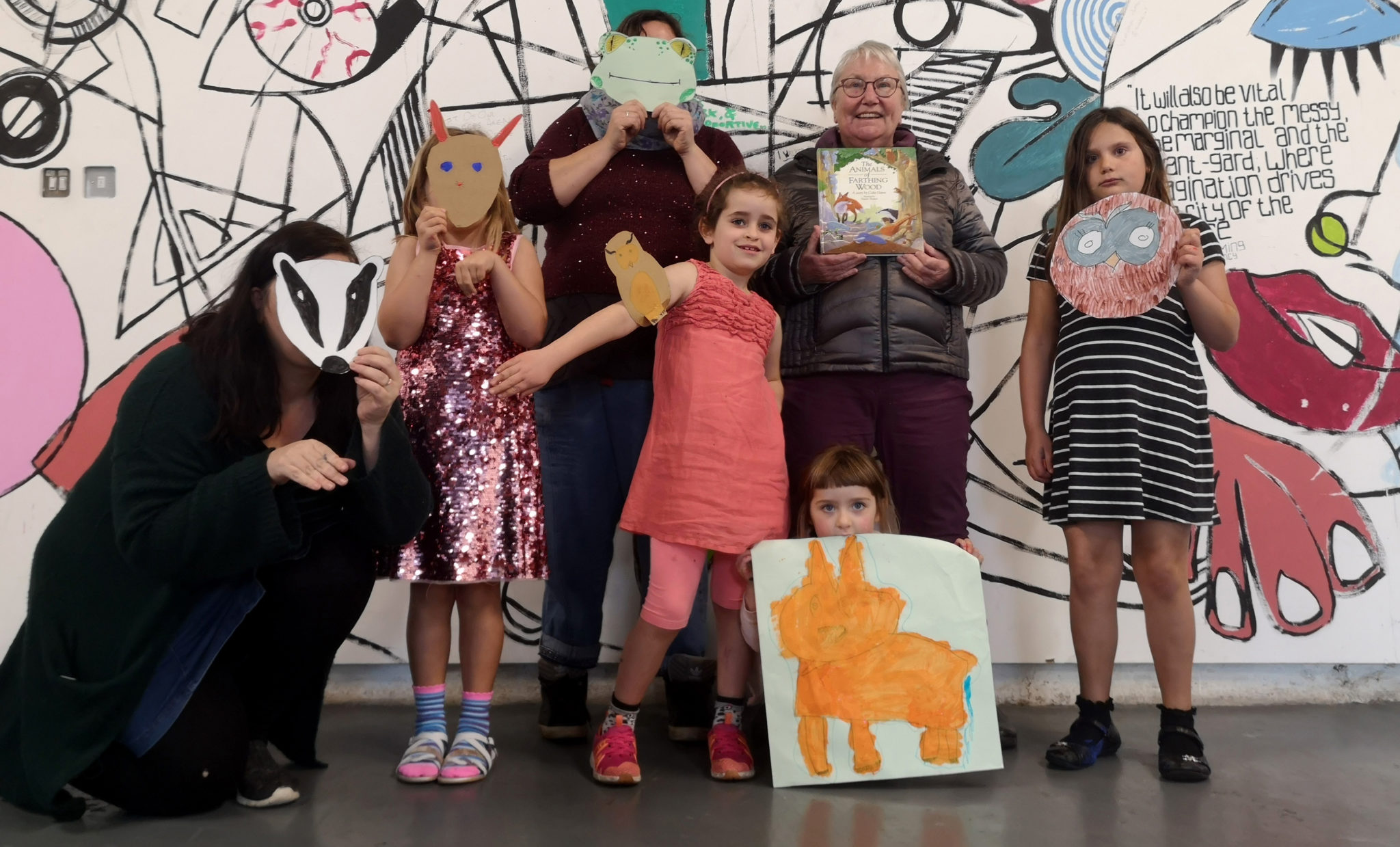 Maskmaking workshop, Easter 2019